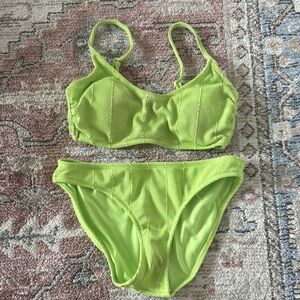Vibrant Green Bikini Set